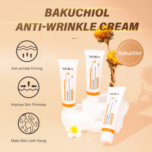 Moika Custom your logo bakuchiol anti wrinkle facial cream private label moisturizing whitening anti aging Wrinkle face cream - Image 2