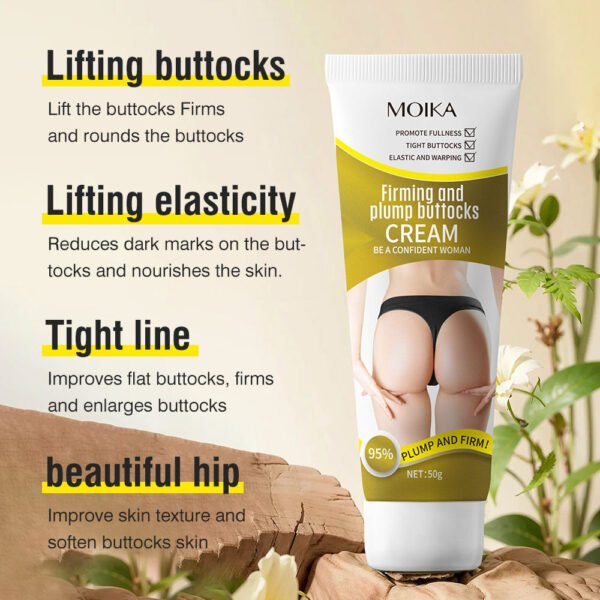 MOIKA Hip Butt Enhancer Cream Bigger Hip Lift up Natural Tightening Women Buttocks Firming Enlargement Butt Cream - Image 6