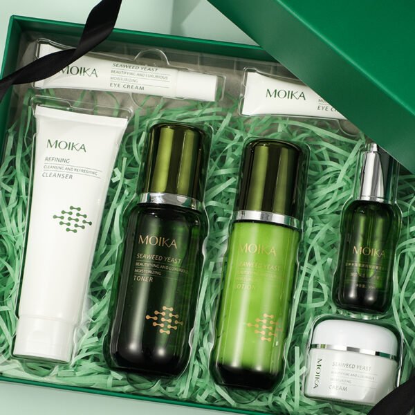 MOIKA High Quality Luxury Seaweed yeast Arbutin Skincare Facial Set Beauty Women Cosmetic Other Skin Care Products - Image 2