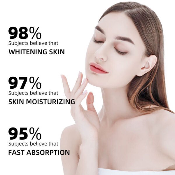 Moika Korean Natural whitening Body Cream Dark Spot Corrector Strong Remover Black Skin Bleaching Body and Facial Cream - Image 4