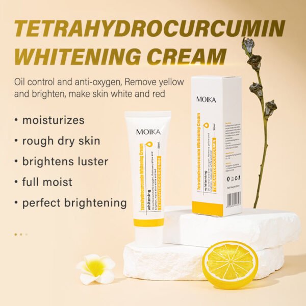 MOIKA Private Label Turmeric Repairing Face Cream brightening ,Moisturizing And Hydrating Face Cream Reduce Acne And Dark Spots - Image 3