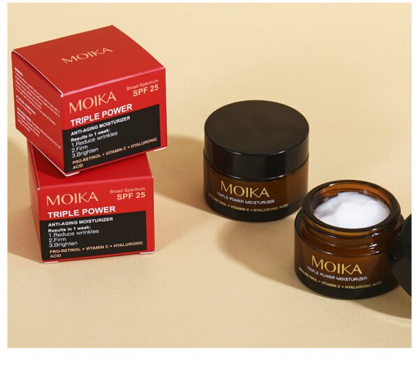 MOIKA New Best Face Whitening Cream Skin Moisturizing Permanent Glowing Skin Cream Facial Retinol Anti-Aging Whitening Cream - Image 2