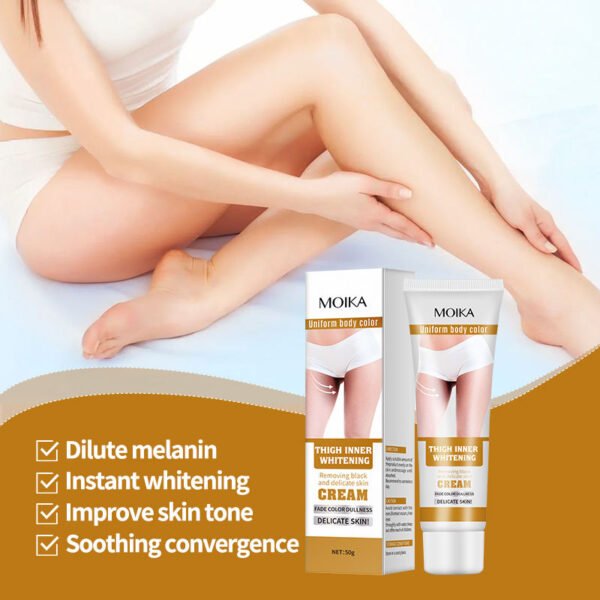 MOIKA 7Days Strong Whitening Cream Private Parts Dark Knees Knuckles Elbows Armpit Bleaching Skin Whitening Cream - Image 7