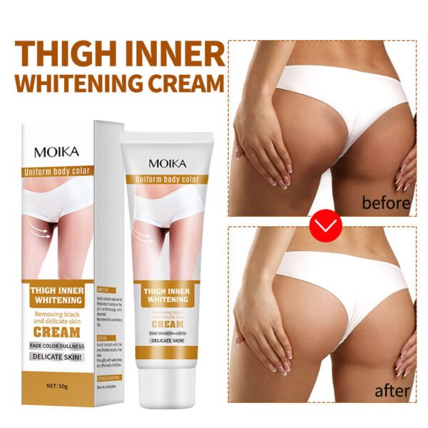 MOIKA 7Days Strong Whitening Cream Private Parts Dark Knees Knuckles Elbows Armpit Bleaching Skin Whitening Cream
