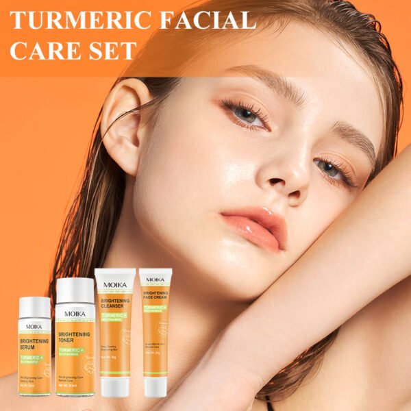 Moika Private Label Skincare Ayurveda Turmeric Skin Care Set Natural Cosmetic Manufacturer Whitening Anti-acne Face Care Product - Image 3