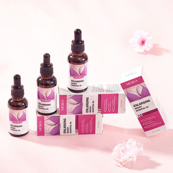 MOIKA Wholesale Natural Vegan Breast Firming Cream Ladies Enlargement Big Boobs Tight Massage Breast Enhancement Essential Oil - Image 2