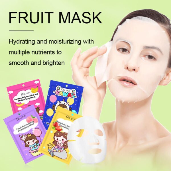 DOLANJN Skin Naturals | Cute cartoon girl mask - Image 4
