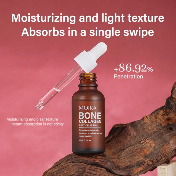 Moika Gold Bone Collagen Skin Care Lifting Firming Serum Moisturizing Anti Wrinkle Anti-Aging Face Serum Private Label - Image 2