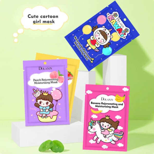 DOLANJN Skin Naturals | Cute cartoon girl mask - Image 2