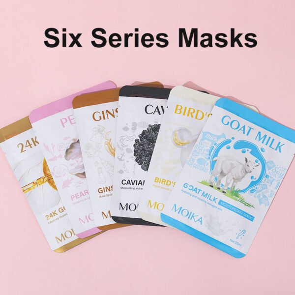 Moika Skin Naturals | Goat Milk |Bird'S Nest| 24K Gold | Ginseng |Pearl| Caviar| Mask| 25ML - Image 7