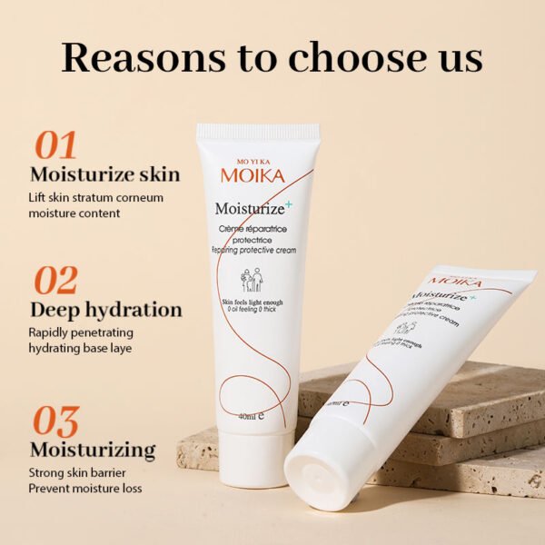 Moika Private Label Organic Natural Men Anti Aging Face Cream Facial Moisturizing Anti Wrinkle Moisturizer Cream - Image 3