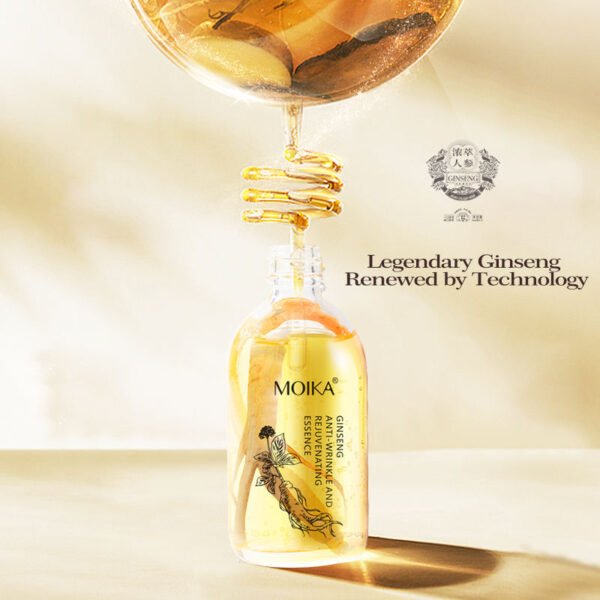 Moika private label Ginseng Radiance Serum with Ginseng Extract Skin Rejuvenating Face Serum for anti aging - Image 2