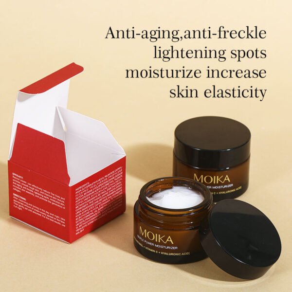 MOIKA New Best Face Whitening Cream Skin Moisturizing Permanent Glowing Skin Cream Facial Retinol Anti-Aging Whitening Cream - Image 3