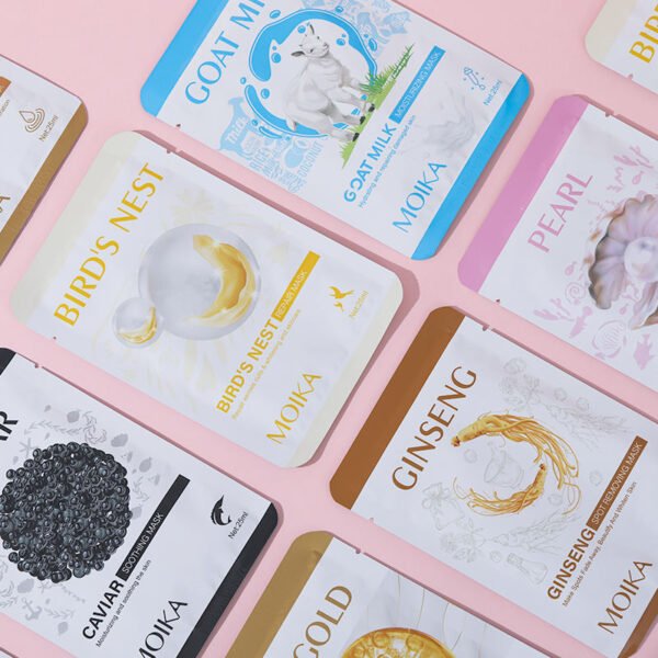 Moika Skin Naturals | Goat Milk |Bird'S Nest| 24K Gold | Ginseng |Pearl| Caviar| Mask| 25ML - Image 4