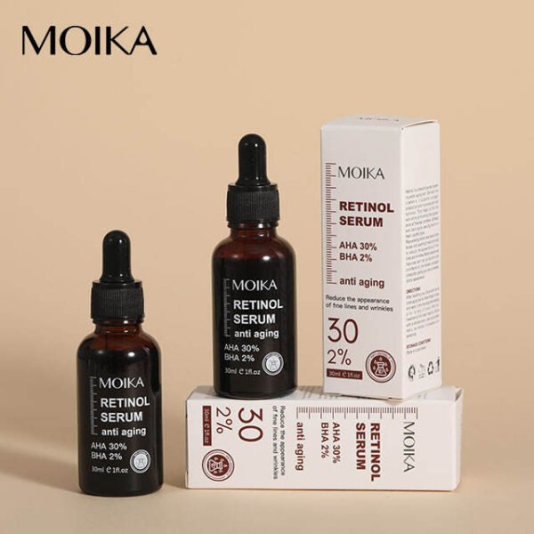 Moika 30ML Anti Aging Hydrating Hyaluronic Serum Acid Resurfacing Retinol Serum Skin Renewing Retinol Serum - Image 6