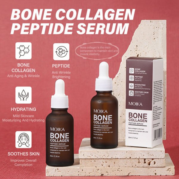 Moika Gold Bone Collagen Skin Care Lifting Firming Serum Moisturizing Anti Wrinkle Anti-Aging Face Serum Private Label - Image 6