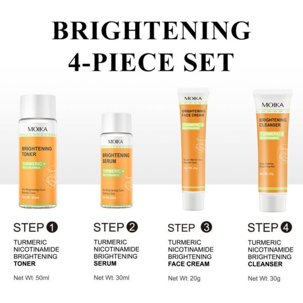 Moika Private Label Skincare Ayurveda Turmeric Skin Care Set Natural Cosmetic Manufacturer Whitening Anti-acne Face Care Product - Image 6