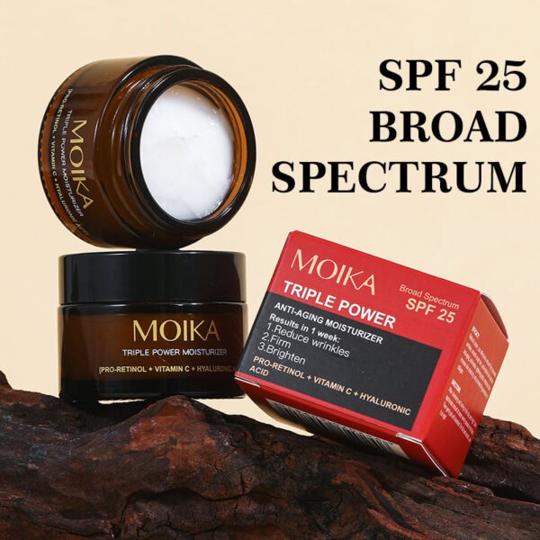 MOIKA New Best Face Whitening Cream Skin Moisturizing Permanent Glowing Skin Cream Facial Retinol Anti-Aging Whitening Cream - Image 6