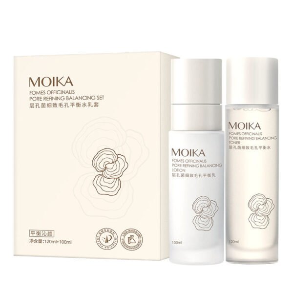 MOIKA Beauty Care Product Revitalizing Tender Supple Skin Face Care Brown Moisturizing Clear Toner Serum Skin Care Set