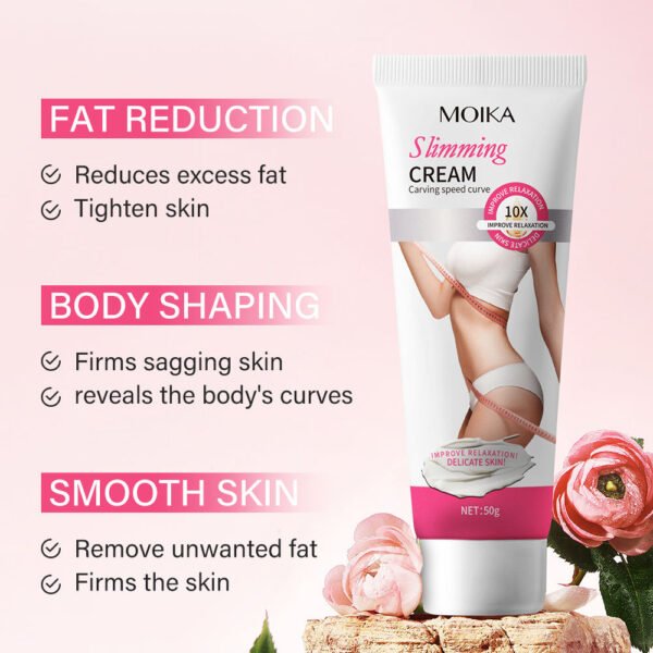 MOIKA Private Label Hot Cream Slimming Fat Burning Weight Loss Cream Natural Anti Cellulite Body Tightening Firming Sweat Cream - Image 5
