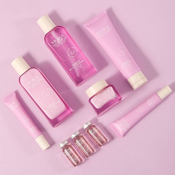 MOIKA Customized Facial Beauty Anti-Aging Anti-Wrinkle Essence Whitening Firming Cream Peony Flower Skin care set - Image 6