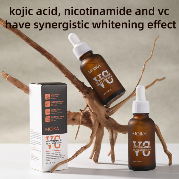 Moika Custom Logo Natural Kojic Acid Skin Brightening Whitening Anti Aging Vitamin C Serum For Face - Image 6