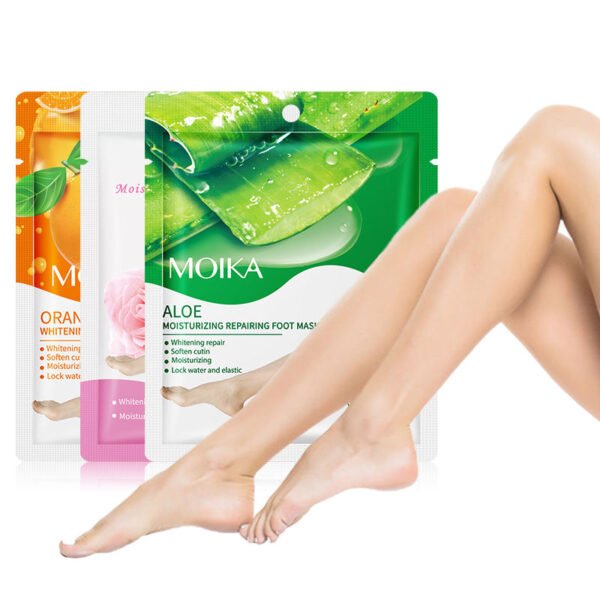 Moika Skin Naturals | Foot Mask | Aloe Vera | Orange | Rose, (Pack Of 3) |40Ml - Image 6