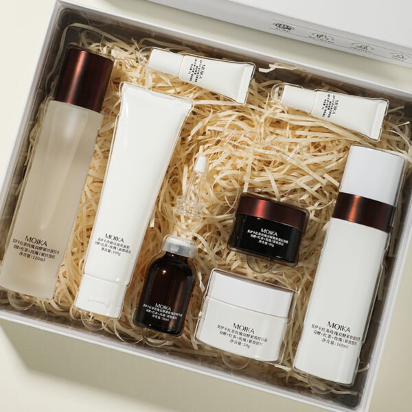 MOIKA In Stock Wholesale Natural Black Tea Rose Skin Care Kit Gift Set Moisturize Anti Aging Skincare Products OEM/ OD0M - Image 8