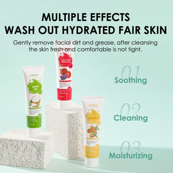Moika Skin Naturals |"Ammonia"net careWash out Qinrun beautiful skin | Cleanser | 100G - Image 6