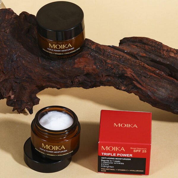 MOIKA New Best Face Whitening Cream Skin Moisturizing Permanent Glowing Skin Cream Facial Retinol Anti-Aging Whitening Cream - Image 7