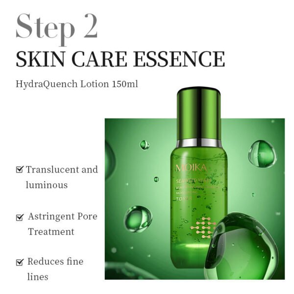 MOIKA High Quality Luxury Seaweed yeast Arbutin Skincare Facial Set Beauty Women Cosmetic Other Skin Care Products - Image 7