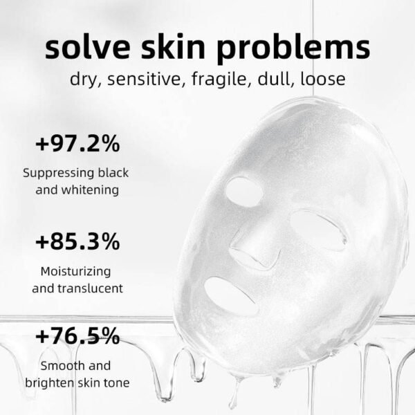 Moika OEM Hydration Strawberries soothing Mask with vitamin skin care private label silk sheet mask oem factory - Image 6