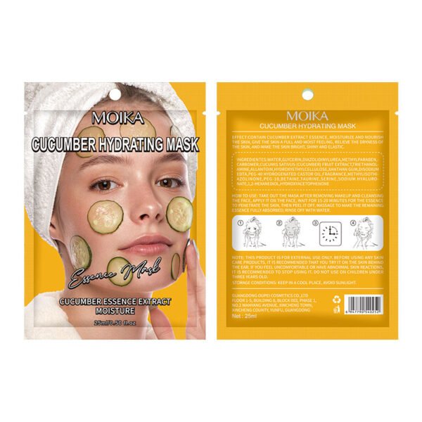 Moika OEM Hydration Strawberries soothing Mask with vitamin skin care private label silk sheet mask oem factory - Image 7