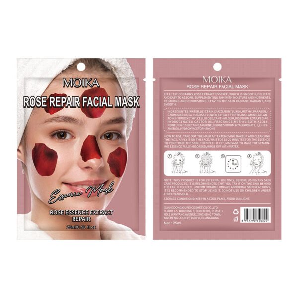 Moika OEM Hydration Strawberries soothing Mask with vitamin skin care private label silk sheet mask oem factory - Image 10